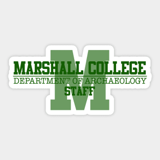 Marshall College Archeology Dept. Sticker